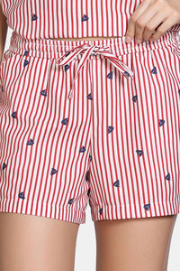 Zivame 2 Mile Fashion Woven Short Set - Antique White — thumbnail 8